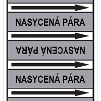 Značení potrubí, nasycená pára